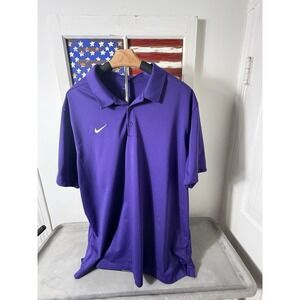 MLB All-Star Game Nike Dry Fit Polo Mens XL‎ Purple 2021 Colorado Rockies